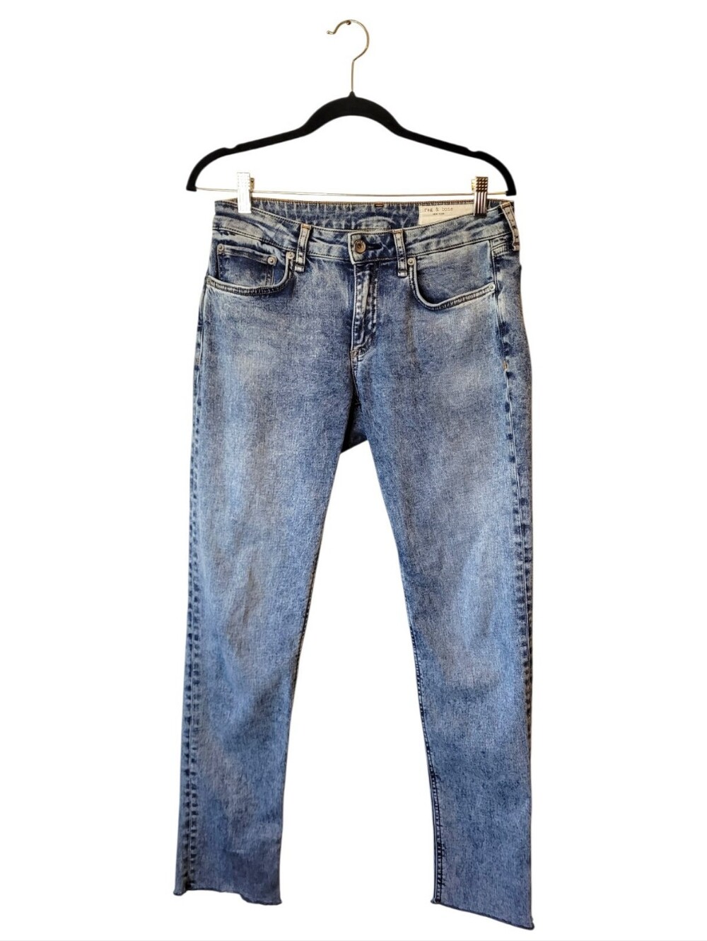 Rag & Bone Dre Low-Rise Light Wash Boyfriend Jeans Size 25
